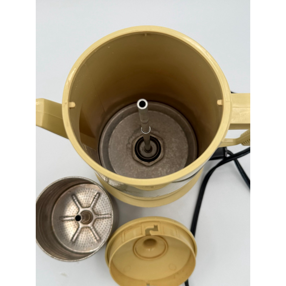 Vintage Regal Poly Perk Electric Coffee Percolator 4–8 Cup Atomic Starburst MCM - Picture 3 of 8